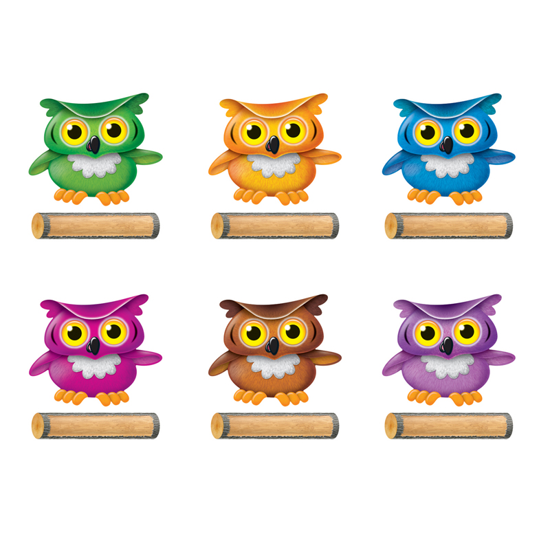T-10652-3 Bright Owl Class Accents Variety Pack Decorations - Pack Of 3