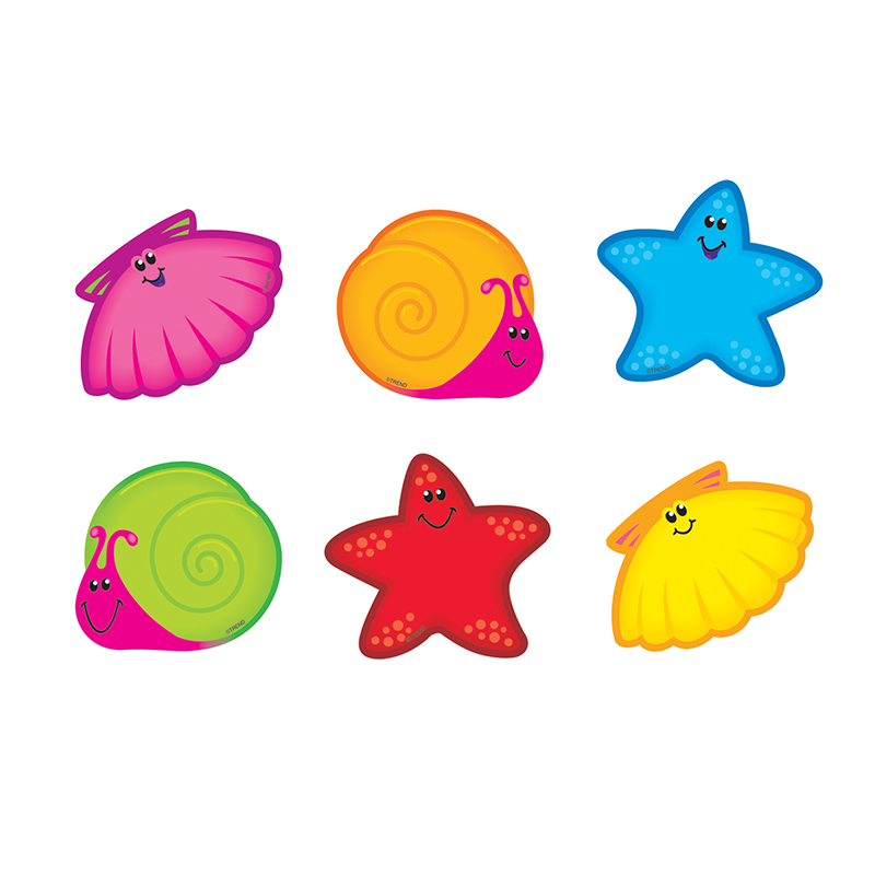 T-10806-6 Seashore Friends Mini Variety Pack Mini Accents - Pack Of 6