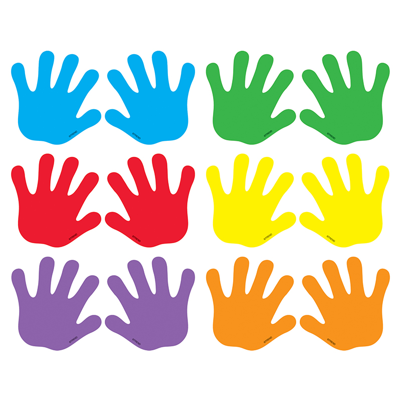 T-10831-6 Classic Accents Handprints Mini Variety Packs - Pack Of 6