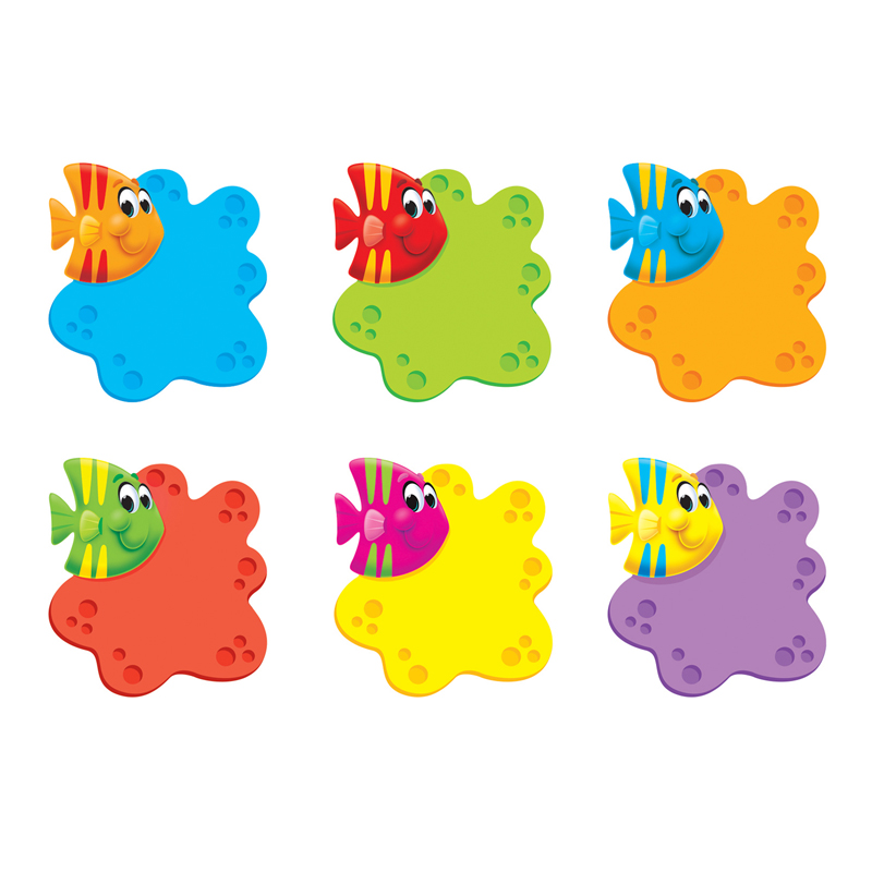 T-10887-6 Sea Buddies School Fish Mini Accent Variety Pack - Pack Of 6