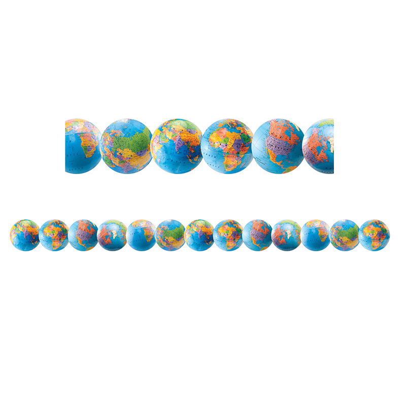 Hygloss Products Hyg33619-6 Globe Bright Border - Pack Of 6