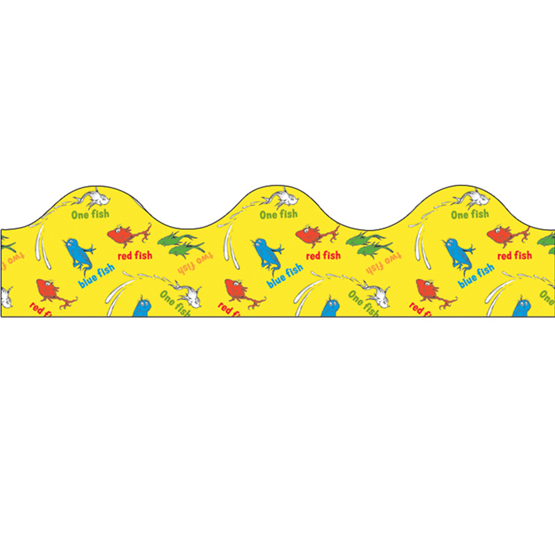 Eu-845025-6 Dr Seuss One Fish Two Fish Trimmer - Pack Of 6