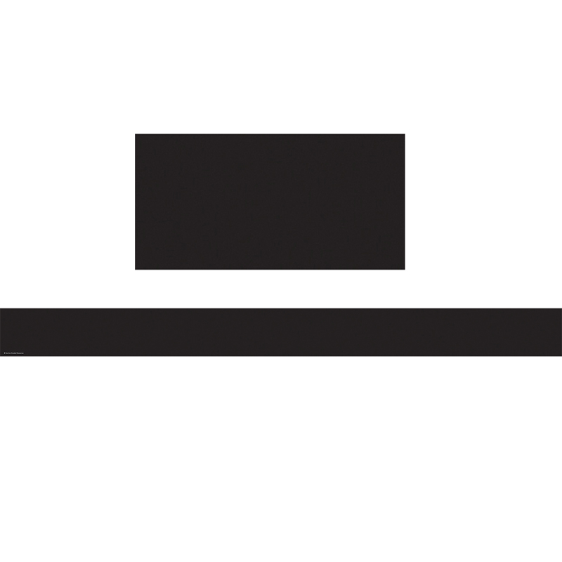 TCR5789-6 Black Straight Border Trim - Pack of 6