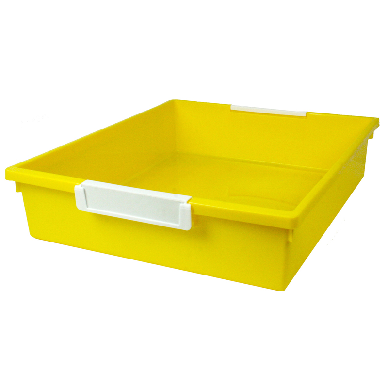 Romanoff Products Rom53503-3 6 Qt. Yellow Tattle Tray Wlabel Hold - 3 Each