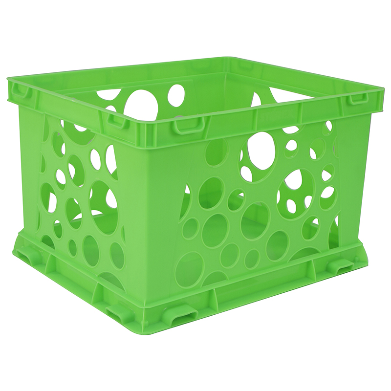Stx61493u24c-3 Mini Crate School, Green - 3 Each
