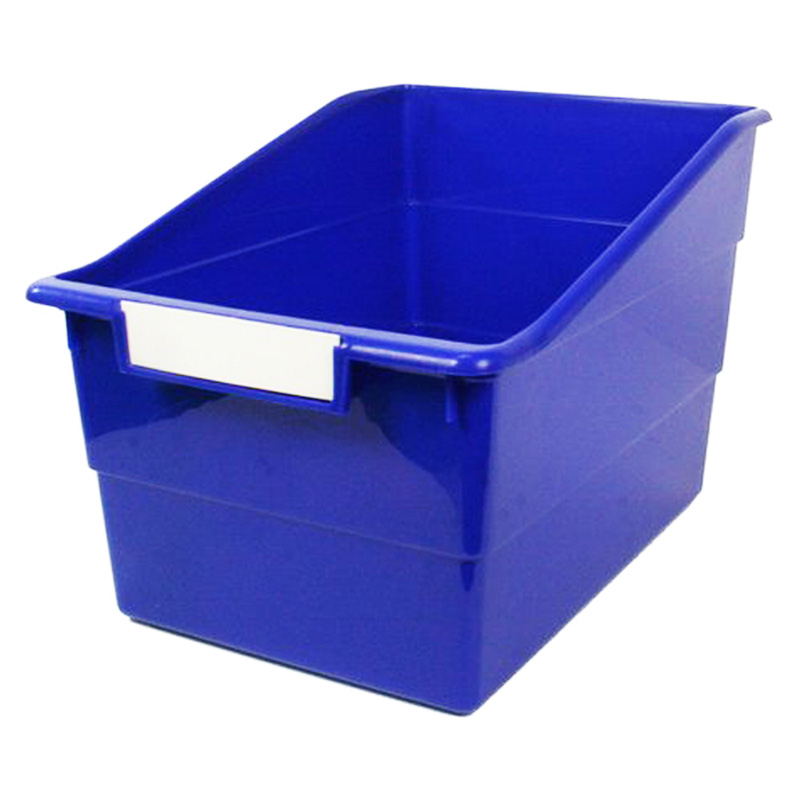 Romanoff Products Rom77304-3 Wide Blue File With Labele Holder - 3 Each