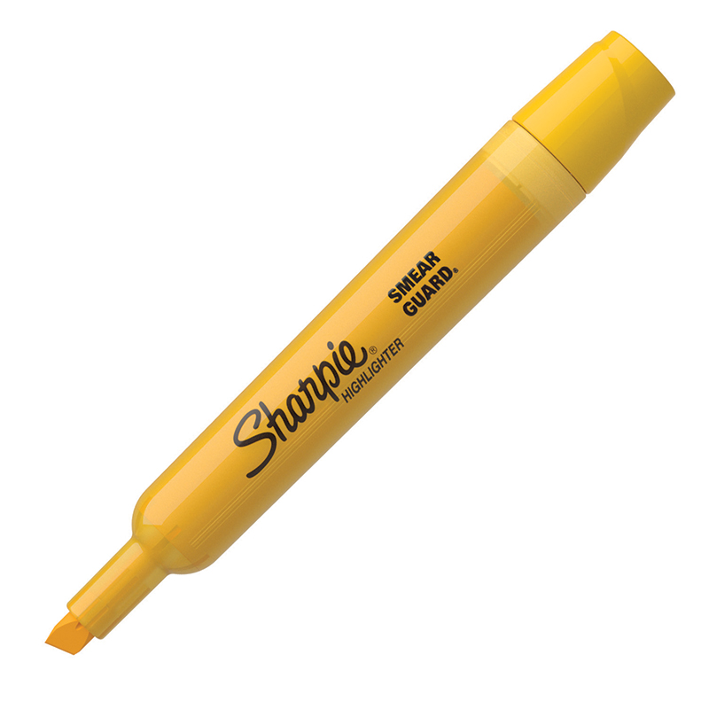 San25005-12 Sharpie Accent Highlighter, Yellow - 12 Each