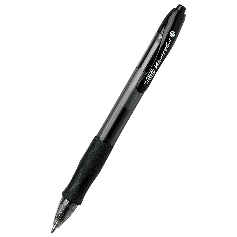 Usa Rlc11bk-12 Velocity Gel Retractable Roller Gel Pen, Black - 12 Each