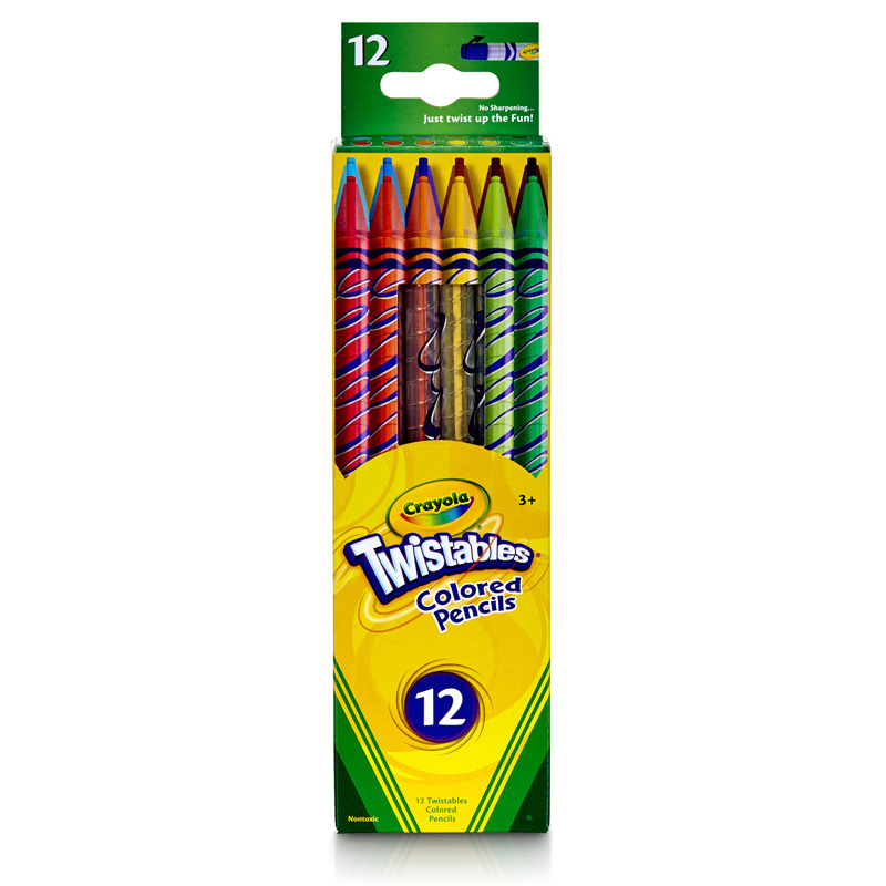 Crayola Bin687408-6 Twistables Colored Pencils - 12 Count - Box Of 6