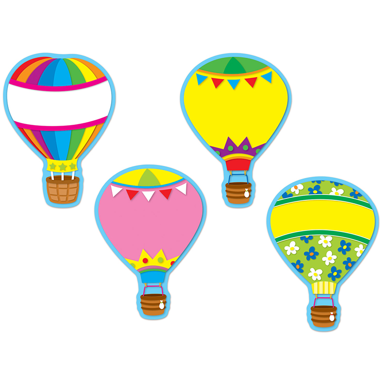 Carson Dellosa Cd-120077-3 Hot Air Balloons Accents - 36 Per Pack - Pack Of 3