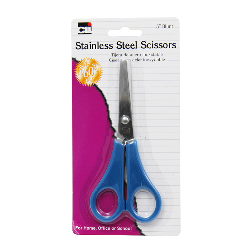 Charles Leonard Chl80530-24 Scissors Student 5in Blunt, Assorted Color - 24 Each