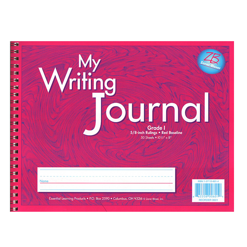 Elp0601-6 My Writing Journals, Pink - Grade 1 - 6 Each