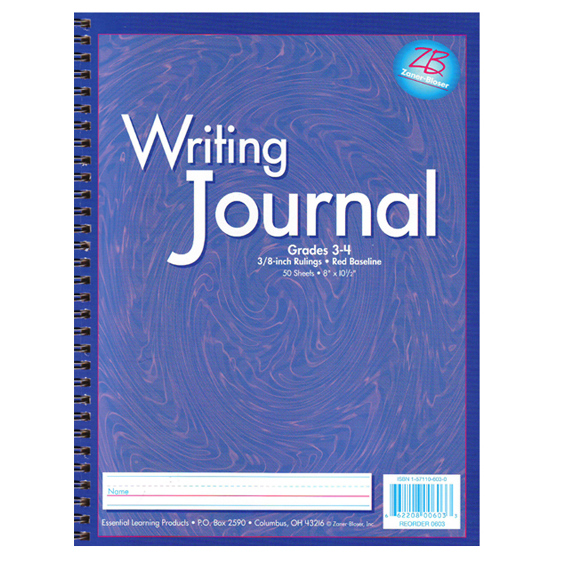 Elp0603-6 My Writing Journals, Purple - Grade 3-4 - 6 Each