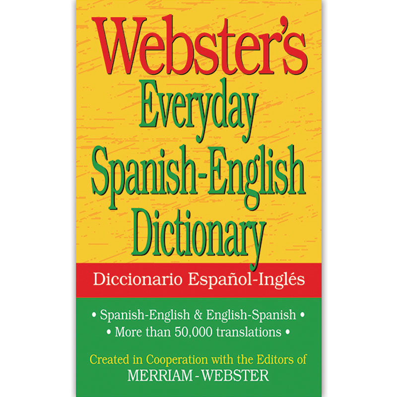 Fsp9781596951174-6 Websters Everyday Spanish English Dictionary - 6 Each