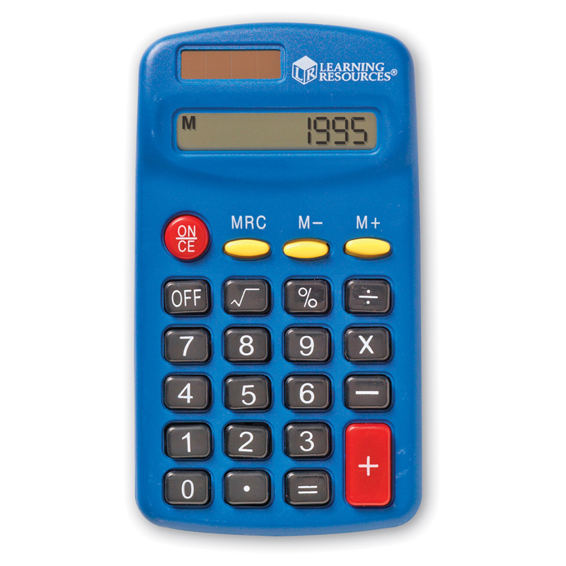 Ler0037-6 Primary Calculator Single - 6 Each