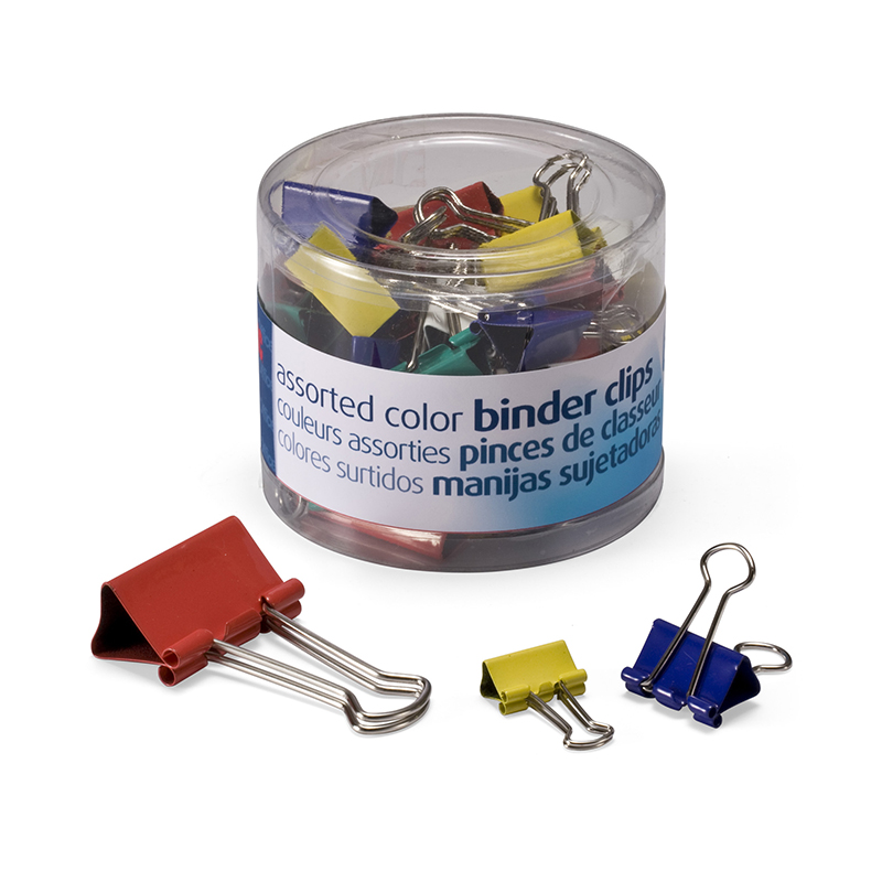 Officemate International Oic31026-6 Assorted Binder Clips - Pack Of 6
