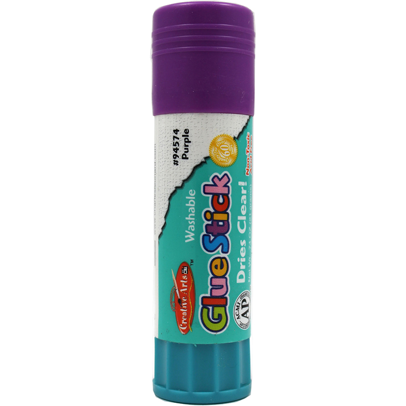 Charles Leonard Chl94574-24 0.74 Oz Economy Glue Stick, Purple - 24 Each