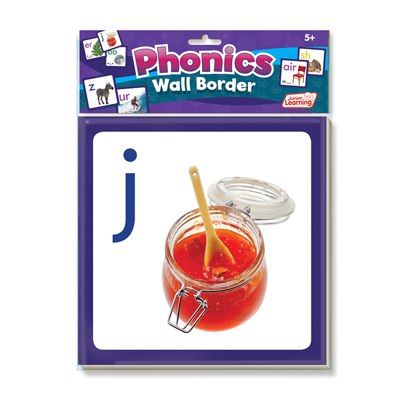 Jrl462-3 Wall Borders Phonics - 3 Each
