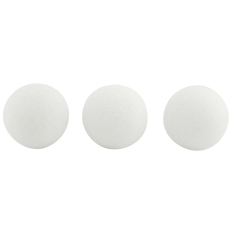 Hygloss Products Hyg51103-2 3 In. Styrofoam Balls - 12 Per Pack - Pack Of 2