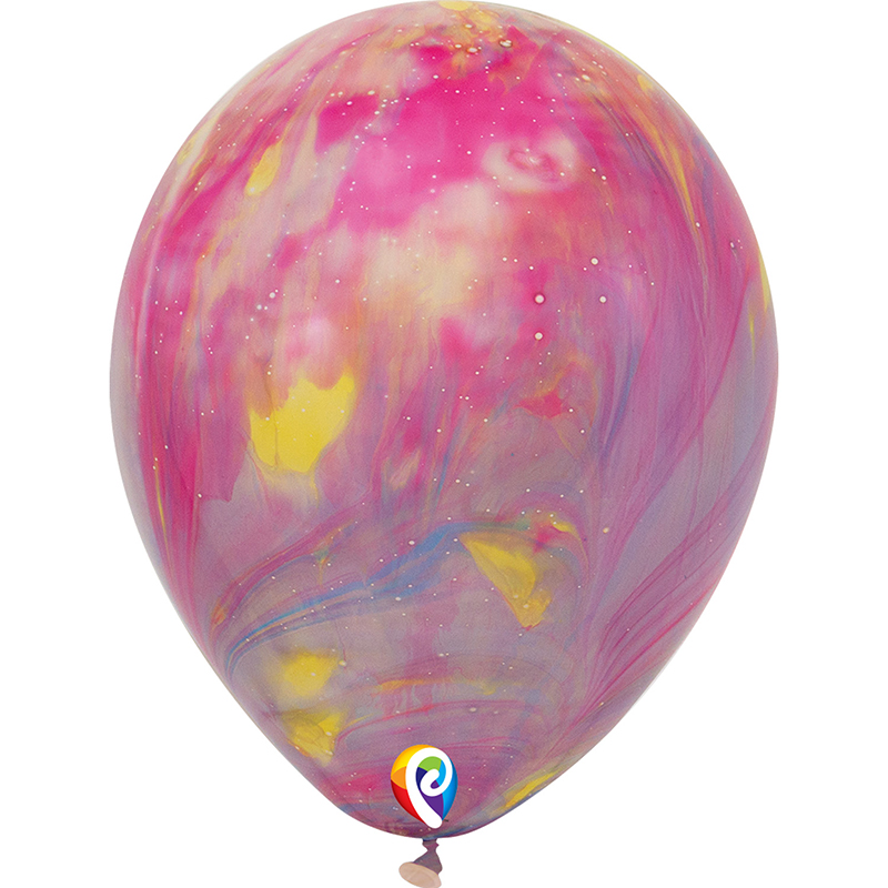 Pbn58021-12 12 In. Funsational Tye Dye Balloons - 6 Per Pack - Pack Of 12