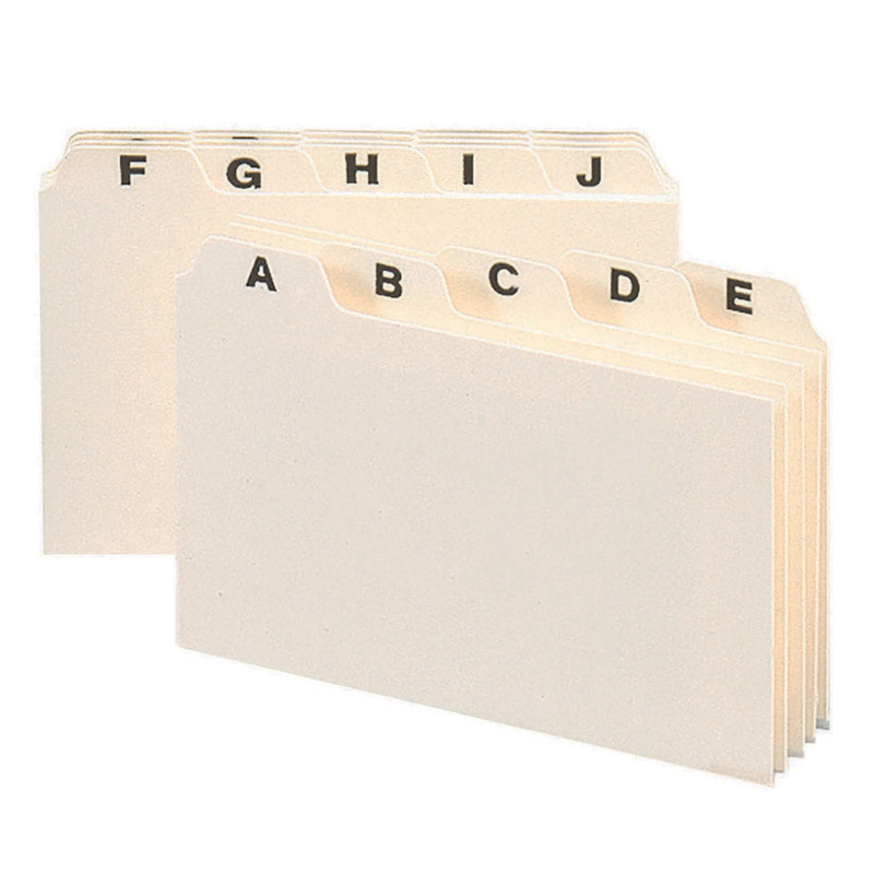 Smead Manufacturing Smd56076-3 4 X 6 In. A-z Index Card Guides - Pack Of 3