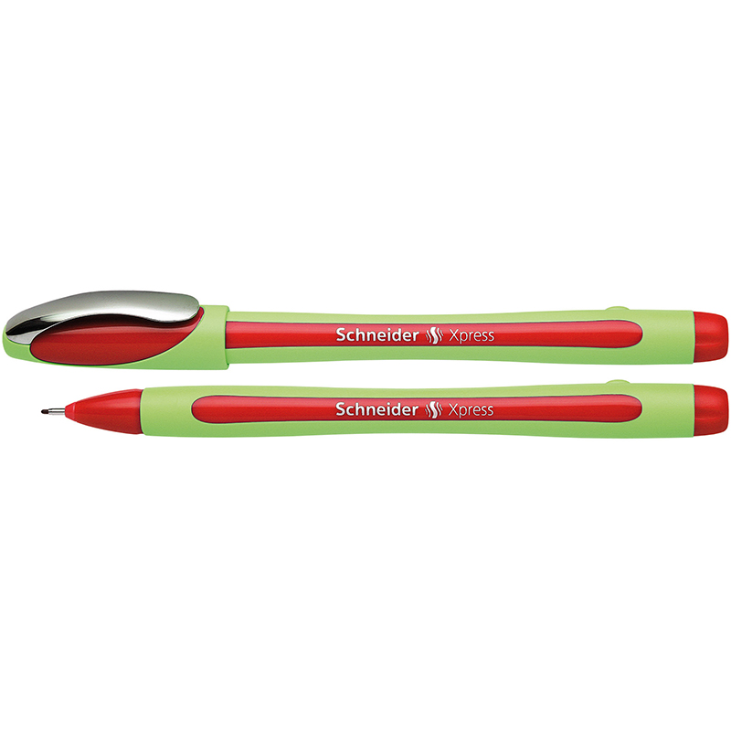 Stw190002-10 Schneider Red Xpress Fineliner Fiber Tip Pen - 10 Each