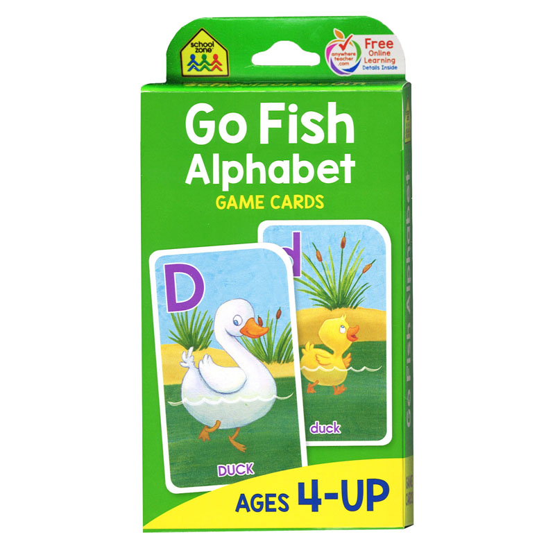 School Zone Publishing Szp05014-6 Go Fish Game Cards - 6 Each