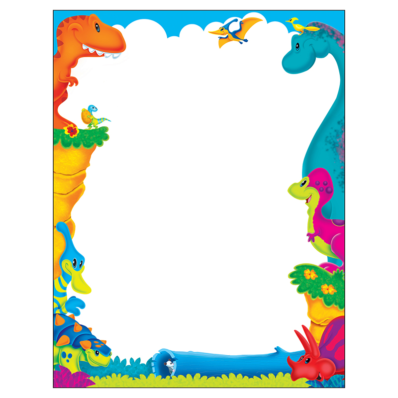 T-11450-6 Dino-mite Pals Terrific Papers - Pack Of 6
