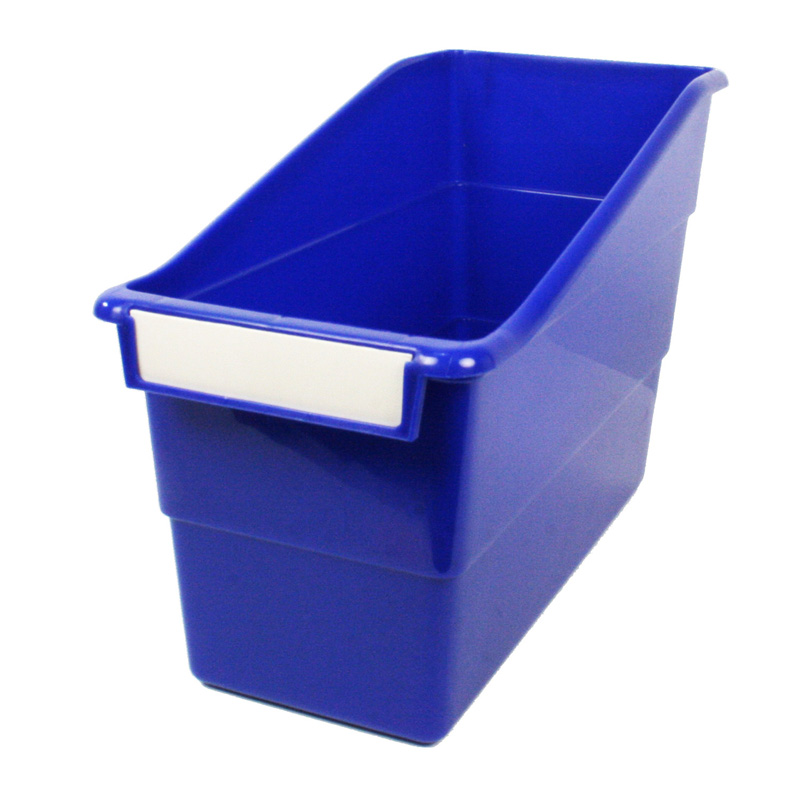 Romanoff Products Rom77204-6 Romanoff Blue Shelf File With Labele Holder Standard - 6 Each