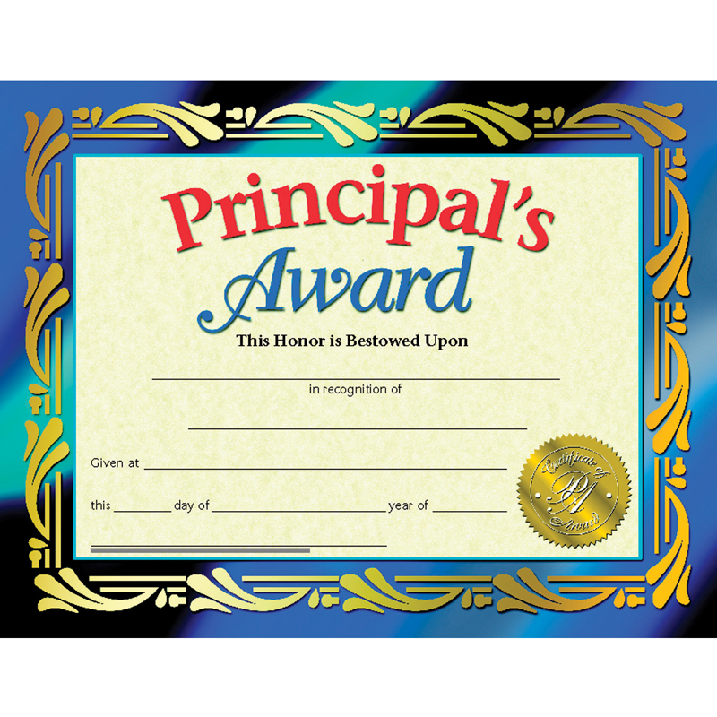 H-VA689-3 Hayes Certificates Principals Award Inkjet Laser, 8.5 x 11 in. - 30 Per Pack - Pack of 3