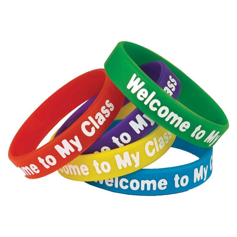 UPC 194629030521 product image for TCR6023-6 Welcome To My Class Wristbands - Pack of 6 | upcitemdb.com