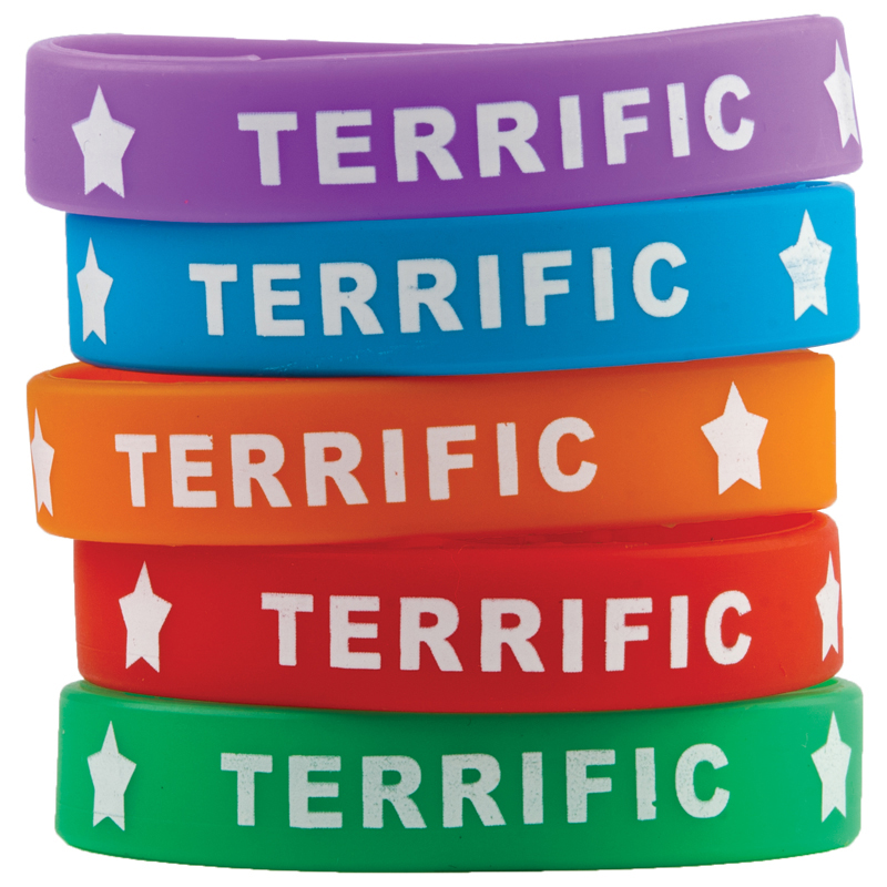 UPC 194629030545 product image for TCR6549-6 Terrific Wristbands - 10 Per Pack - Pack of 6 | upcitemdb.com