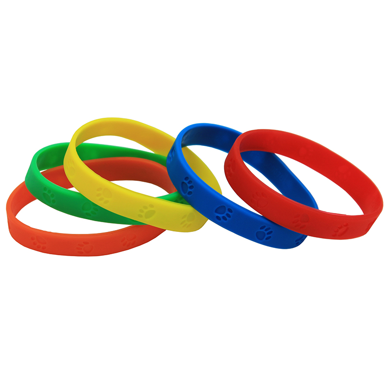 UPC 194629030576 product image for TCR6552-6 Paw Prints Wristbands - 10 Per Pack - Pack of 6 | upcitemdb.com