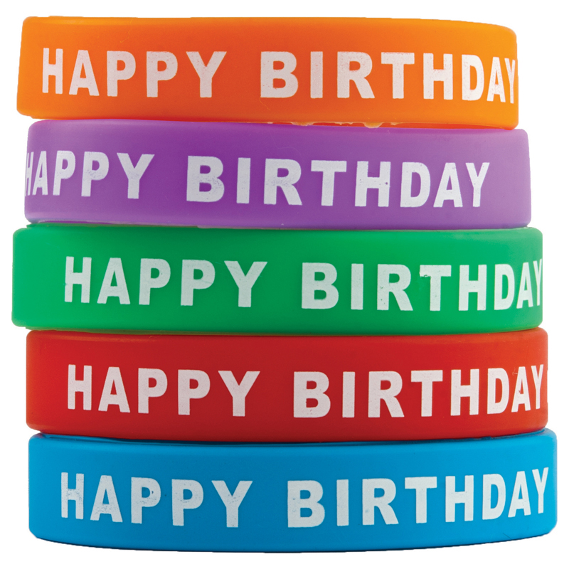 UPC 194629030583 product image for TCR6559-6 Happy Birthday Wristbands - 10 Per Pack - Pack of 6 | upcitemdb.com