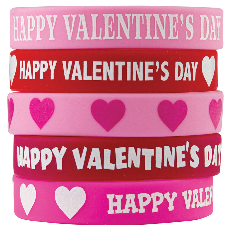 UPC 194629030590 product image for TCR6564-6 Happy Valentines Day Wristbands - Pack of 6 | upcitemdb.com