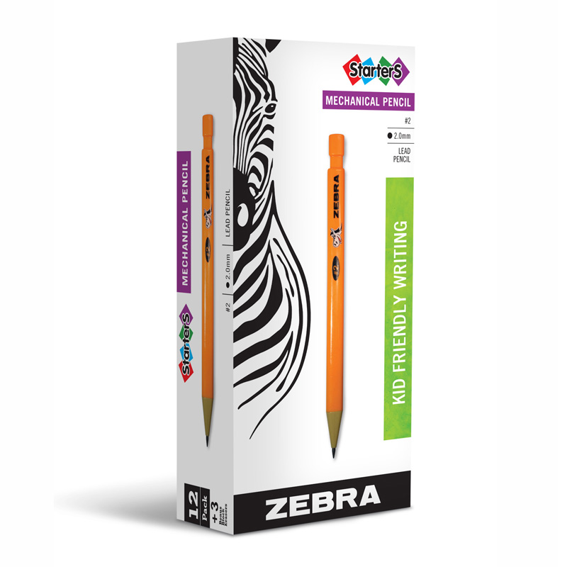 Zebra Pen Zeb52810-2 2 Mm 2 Hb Mechanical Pencil Starters - 12 Per Pack - Pack Of 2