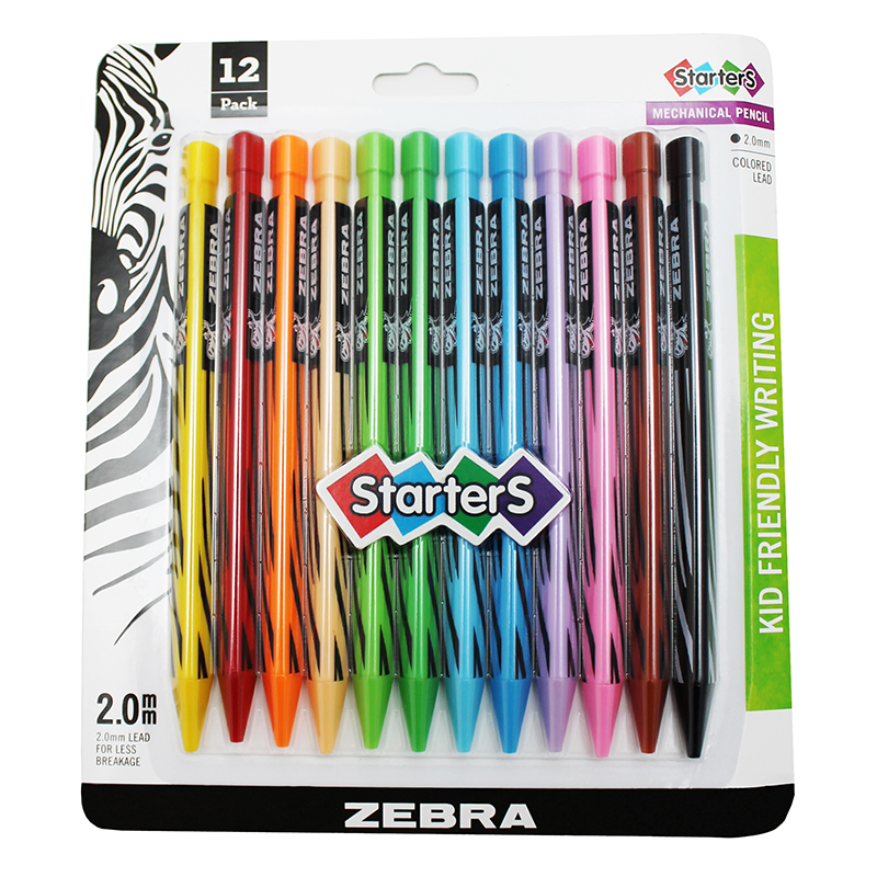 Zebra Pen Zeb52812-3 Cadoozles Starters Mechanical Pencils - 12 Per Pack - Pack Of 3