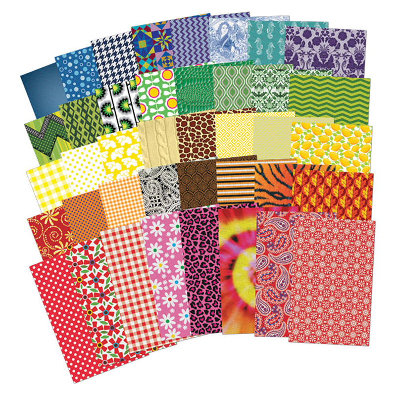 R-15289-2 All Kinds Of Fabric Design Papers - Pack Of 2