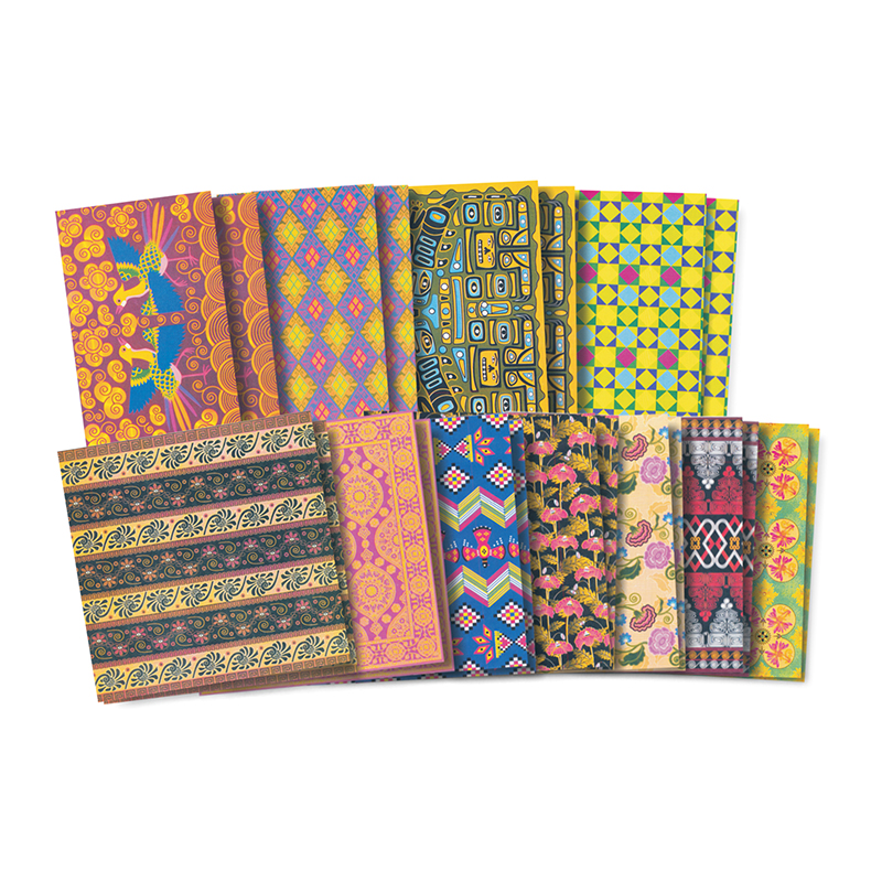 R-15253-3 Global Village Craft Papers - Pack Of 3