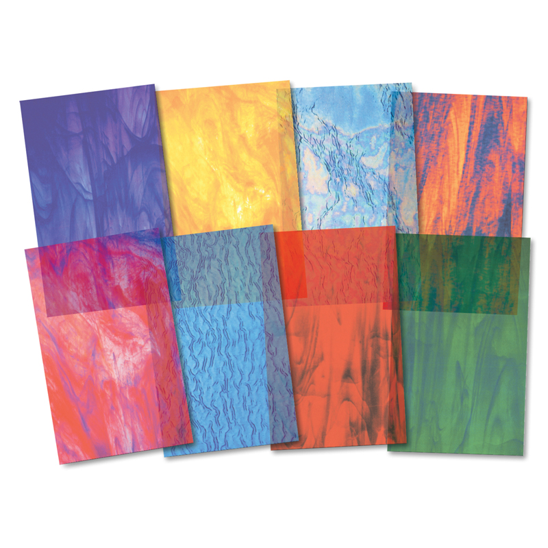 R-15257-3 Stained Glassine Paper - Pack Of 3