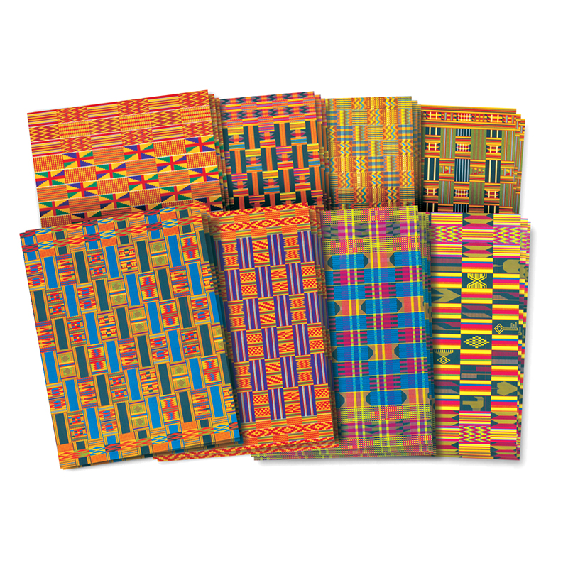 R-15273-3 African Textile Paper - Pack Of 3