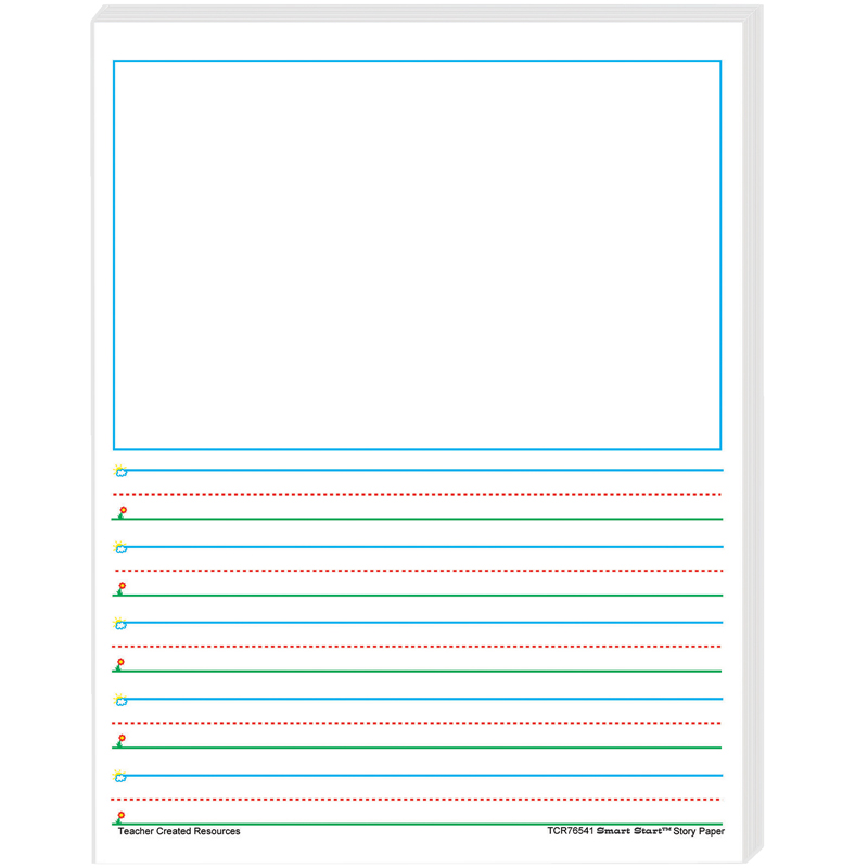 UPC 194629039111 product image for TCR76541-2 Smart Start 1-2 Story Paper - 100 Sheets Per Pack - Pack of 2 | upcitemdb.com