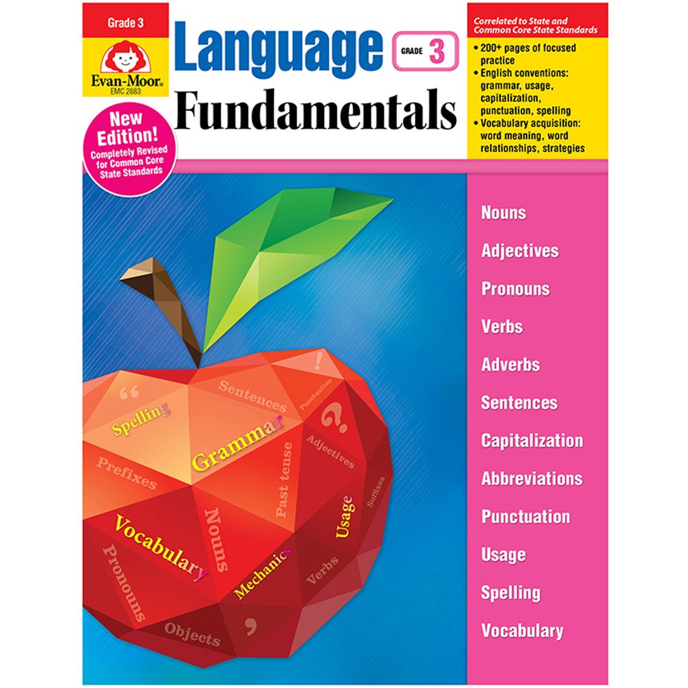 EMC2883 Language Fundamentals Grade 3 Common Core Edition Book