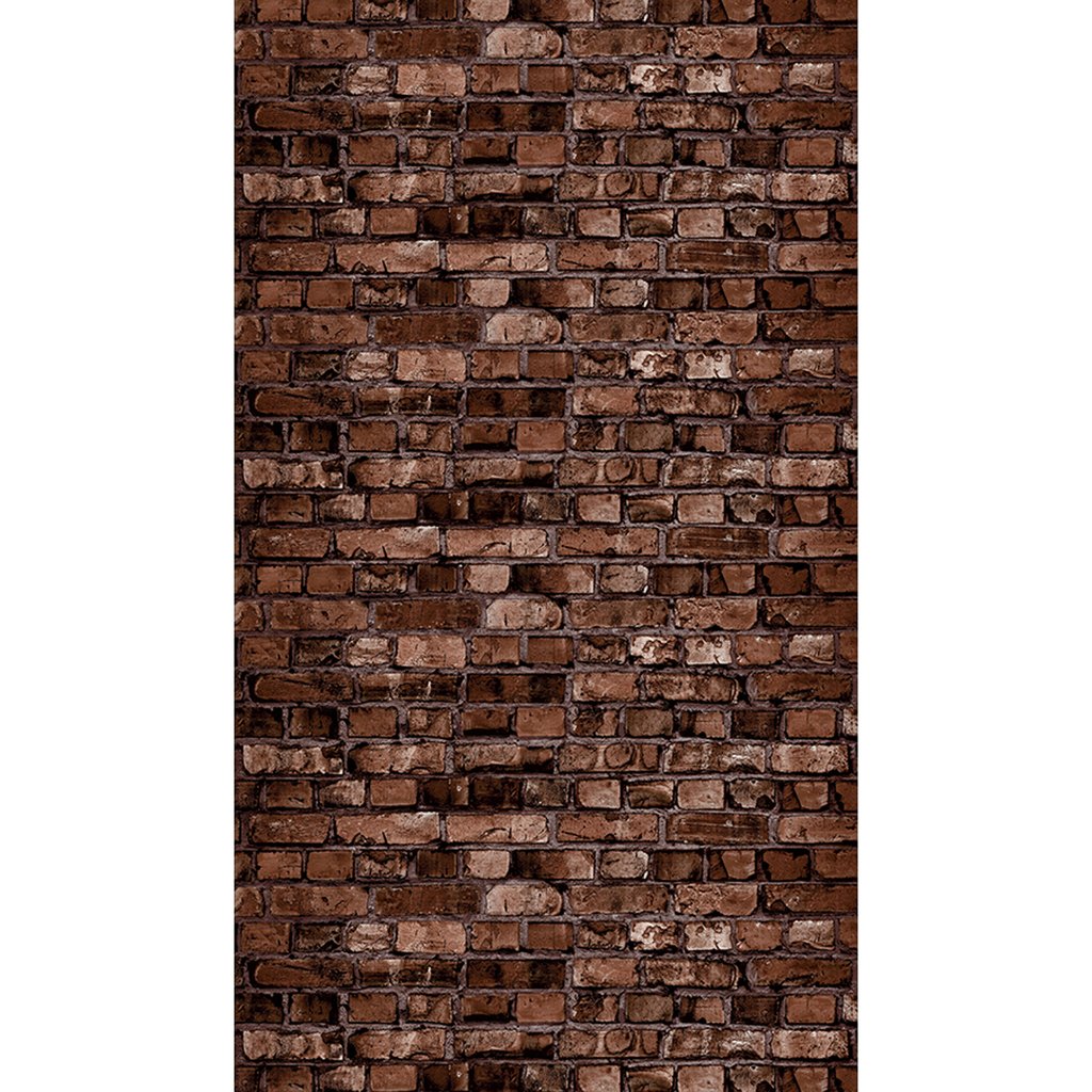 Dixon Ticonderoga Pac2517 Photography Backdrop Aged Brown Brick - 4 Count