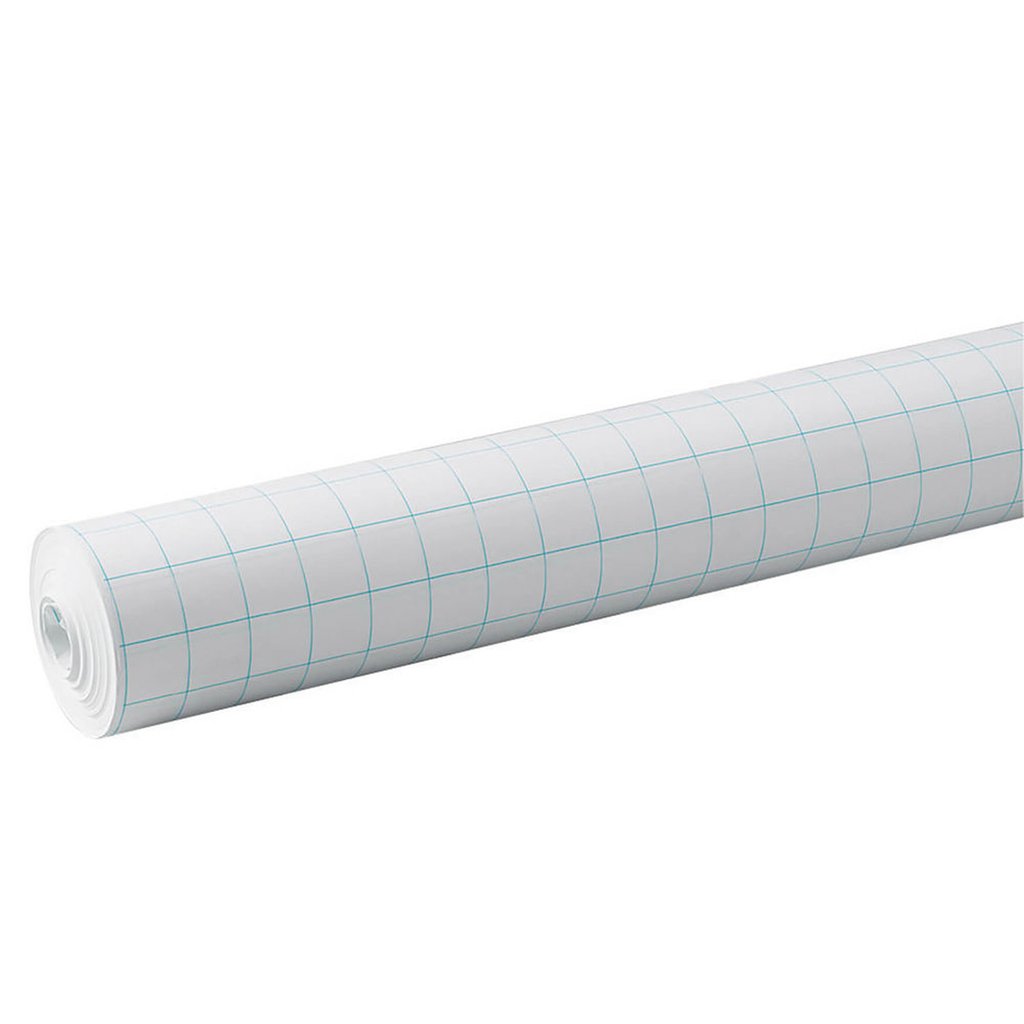 Dixon Ticonderoga Pac0077810 34 X 200 In. Grid Paper Roll 1 Quadrille Ruled, White