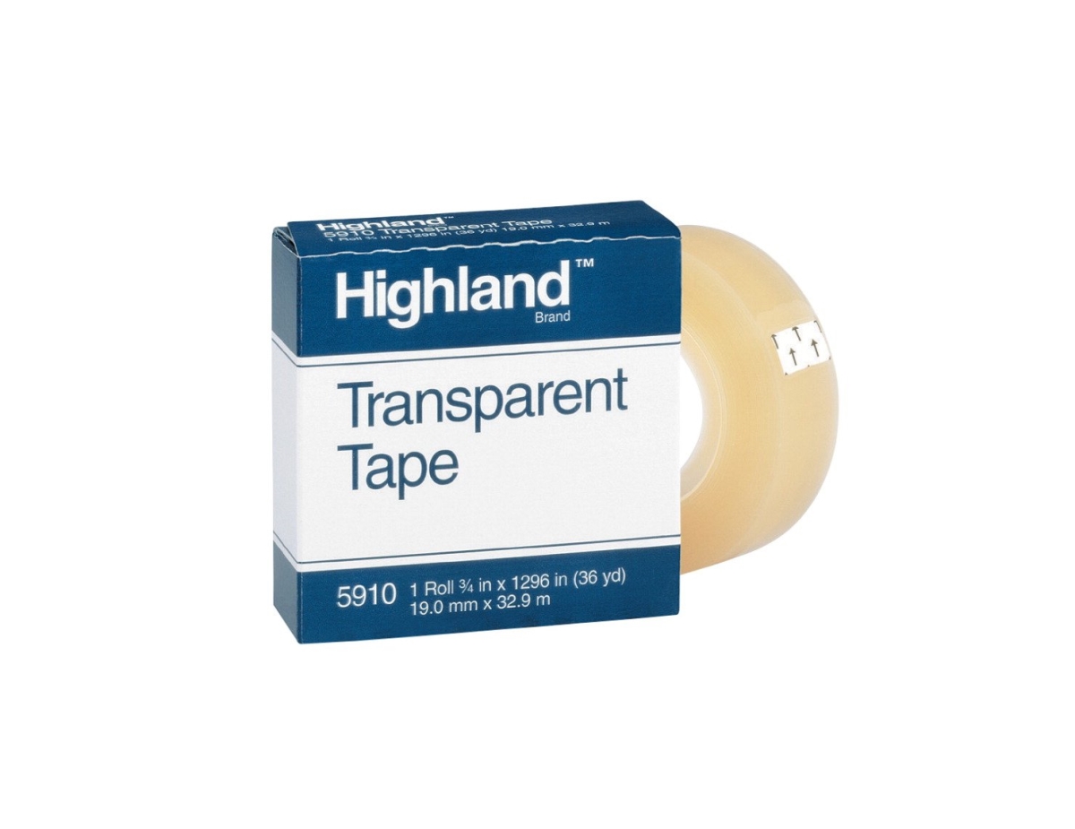 Charles Leonard Chl49734 1 In. Tape Transparent Core 1 Roll