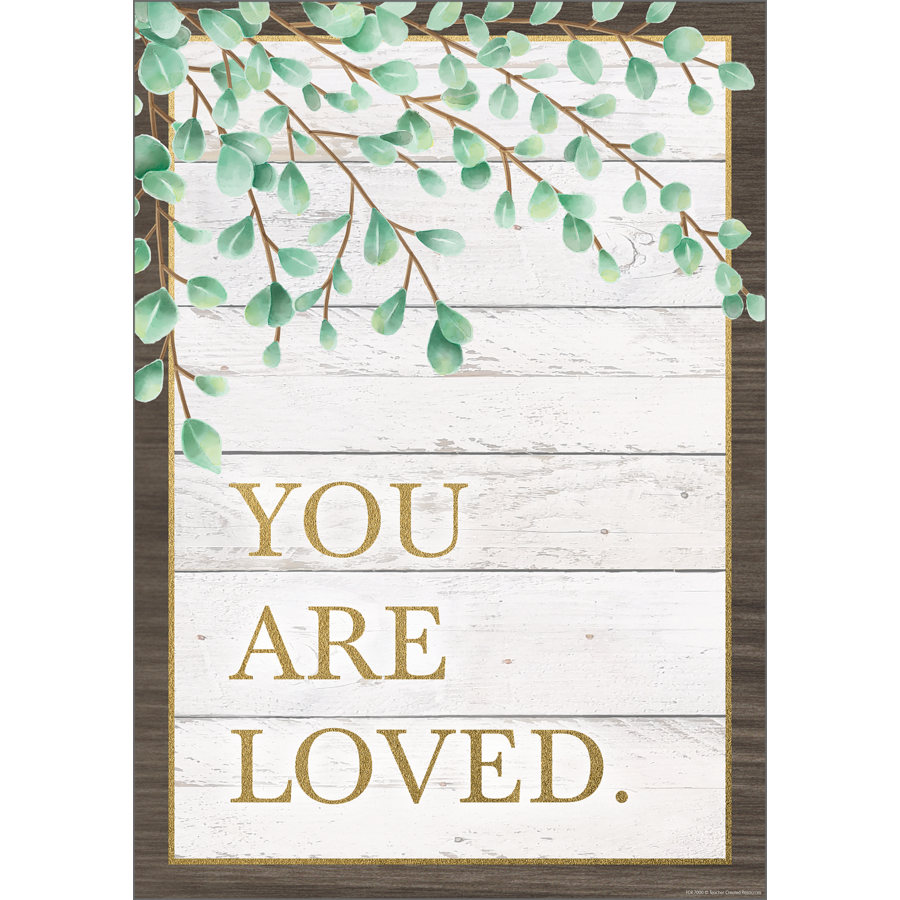 Teacher Created Resources TCR7976 You are Loved Positive Poster