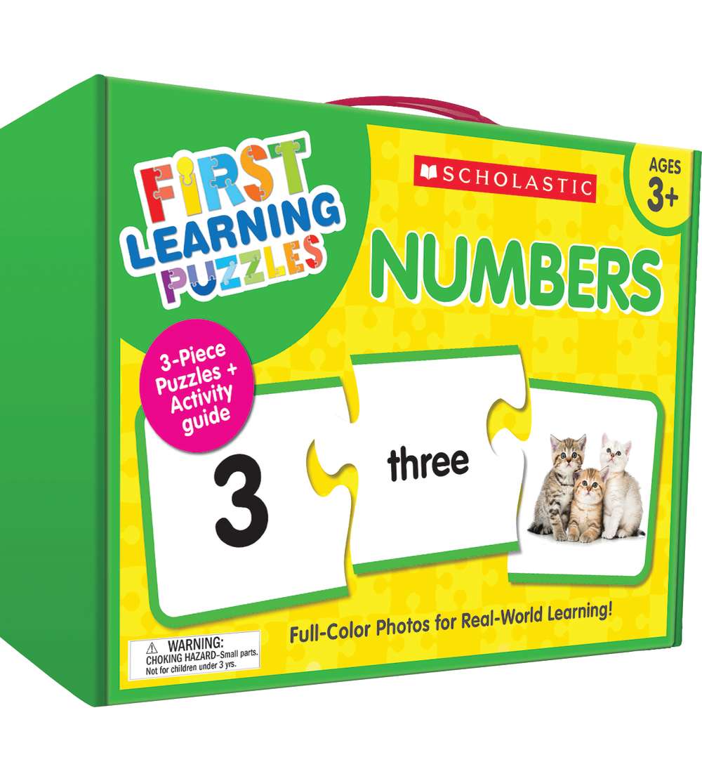 Scholastic Teaching Resources SC-863051 First Learning Puzzles Numbers