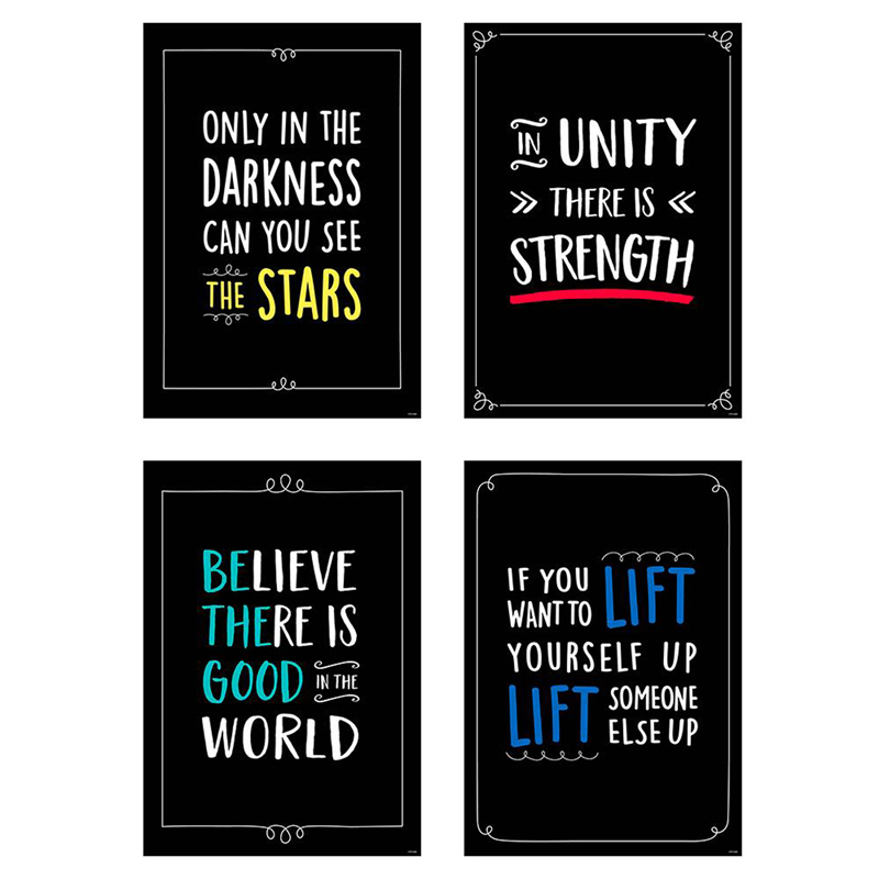 Creative Teaching Press CTP10423 Diversity & Inclusion Poster for Grade K-6, Multi Color - Pack of 4