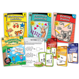 TCR32398 Learning At Home Kindergarten Kit, Grade K Plus - Multi Color
